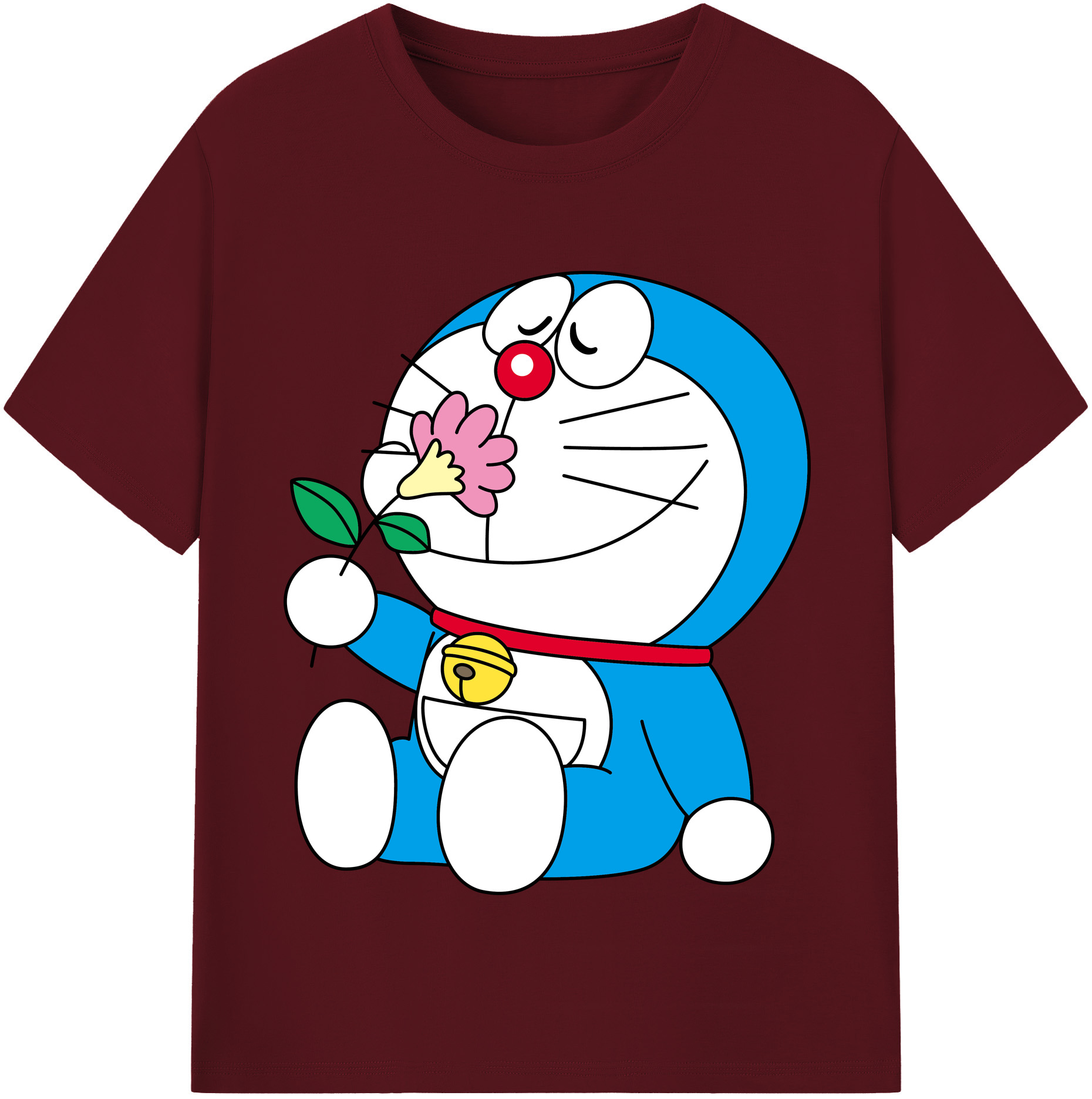 （画像用） ドラえもん Doraemon 綿100％半袖Tシャツ（フロントプリント）